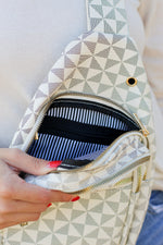 Callie Crossbody Sling Bag-Cream