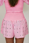 Drizzled in Diamonds Shorts-Bubblegum