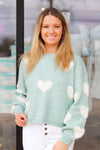 Dreaming of Love Sweater-Seafoam