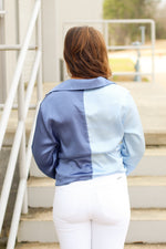 My Valentine Top-Dusty Blue
