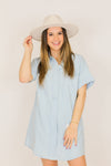 Beach Day Dress-Light Wash