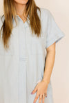 Beach Day Dress-Light Wash