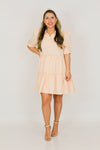 Gloria Babydoll Dress-Peach
