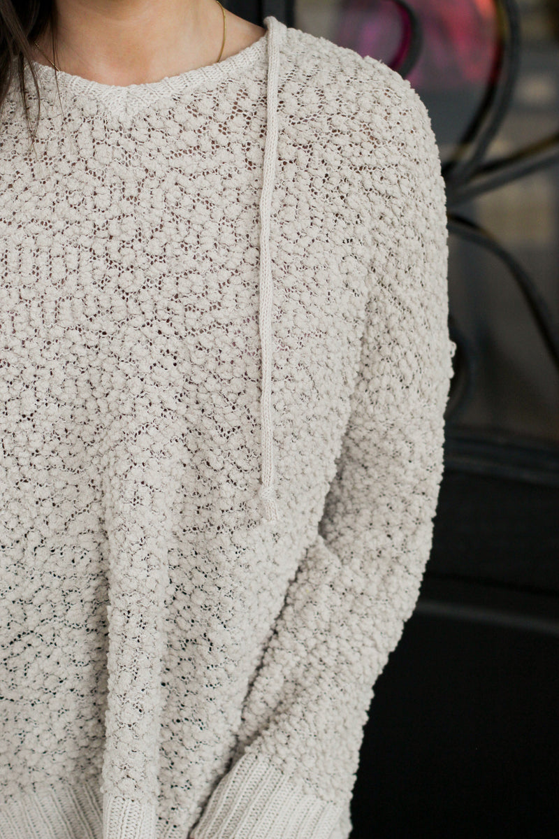Favorite Popcorn Hoodie-Oatmeal