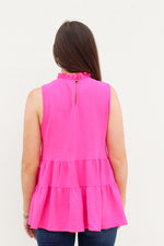 All Mine Tank-Hot Pink
