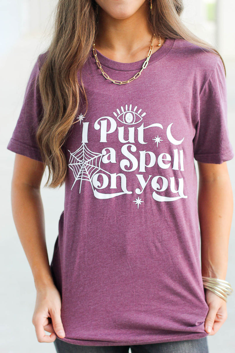 Put a Spell on You Tee-Plum