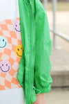 Wow Wind Breaker Jacket-Kelly Green