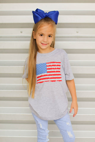 I Pledge Allegiance Tee-Grey