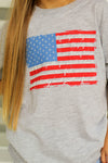 I Pledge Allegiance Tee-Grey