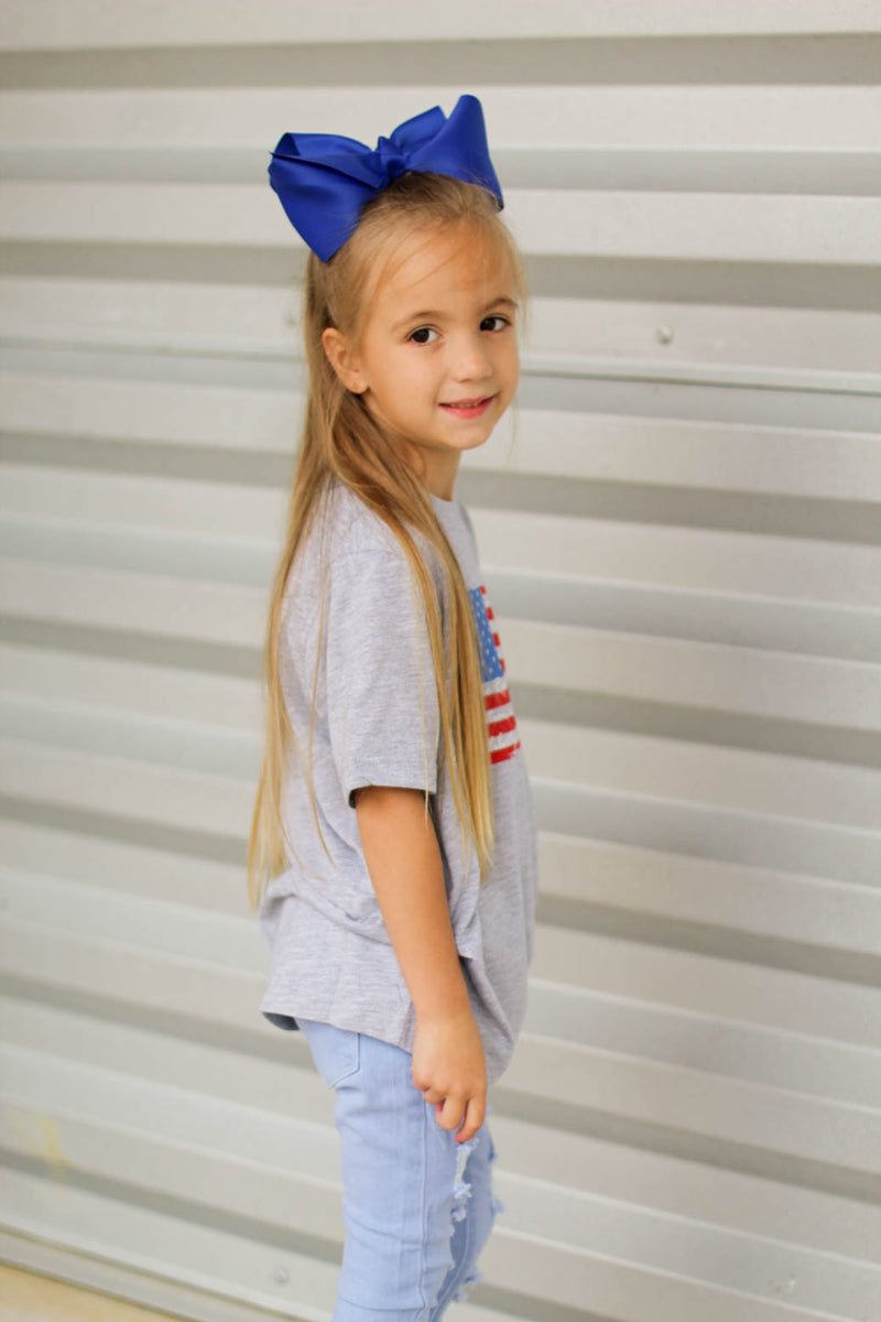 I Pledge Allegiance Tee-Grey