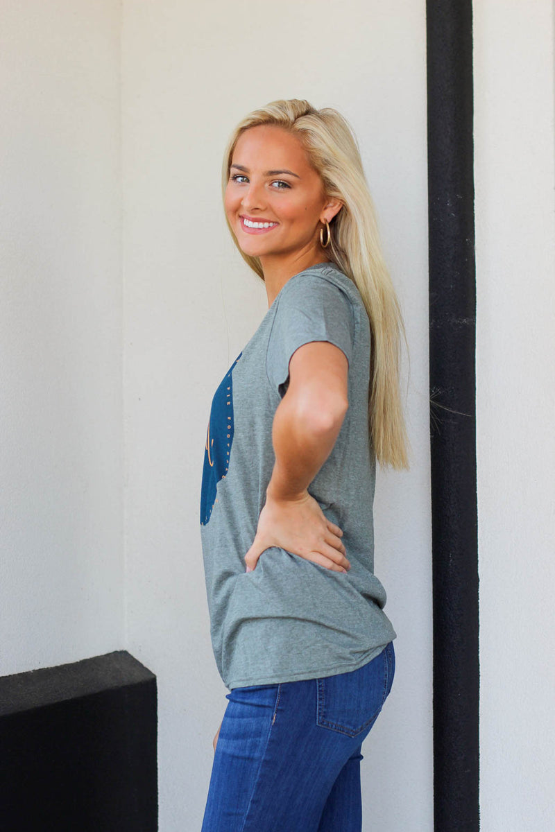 Thankful Things Tee-Olive
