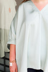 Sweet and Satin Top-Sage