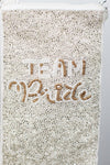Beaded Coin Purse-White Bride