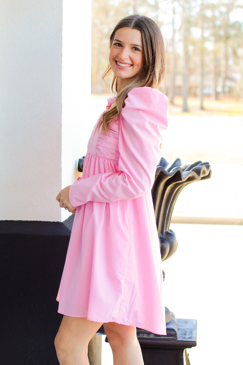 Prettiest of All Dress-Light Pink
